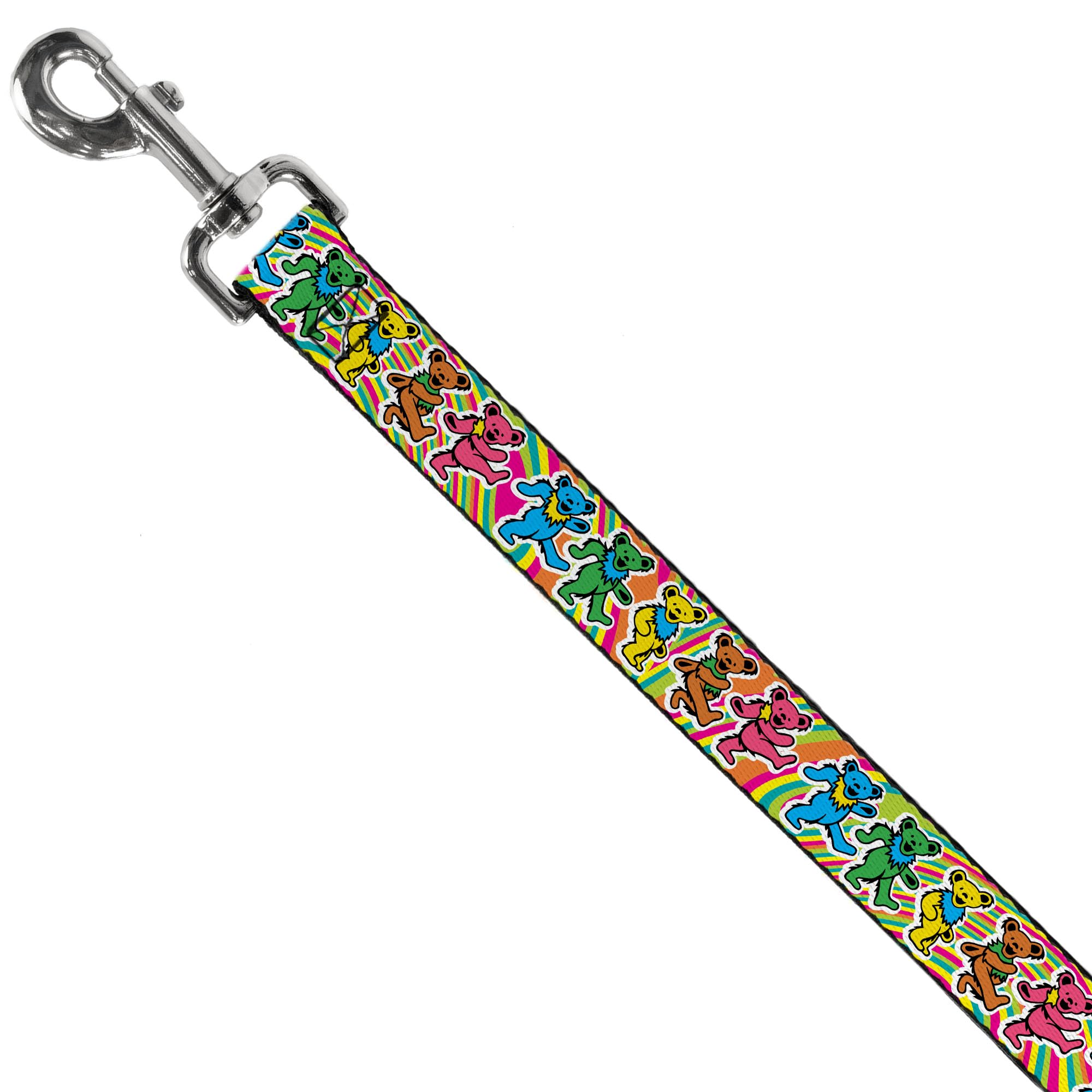 Buckle-Down snap-closure leash for quick secure control during outings.