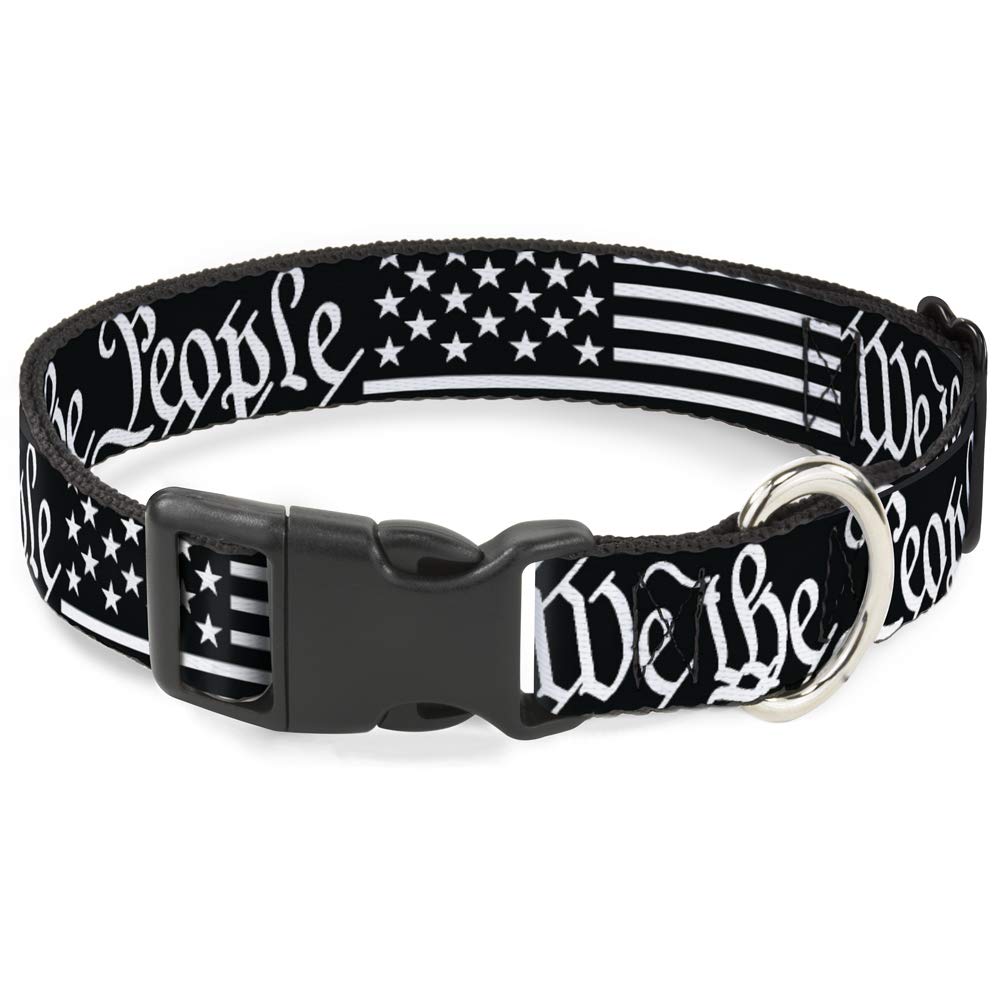 Buckledown Americana Flag collar front view for daily adventures with bold durable design