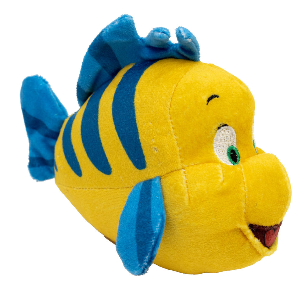 Buckle-Down Disney Flounder plush dog toy full-body pose for durable squeak play