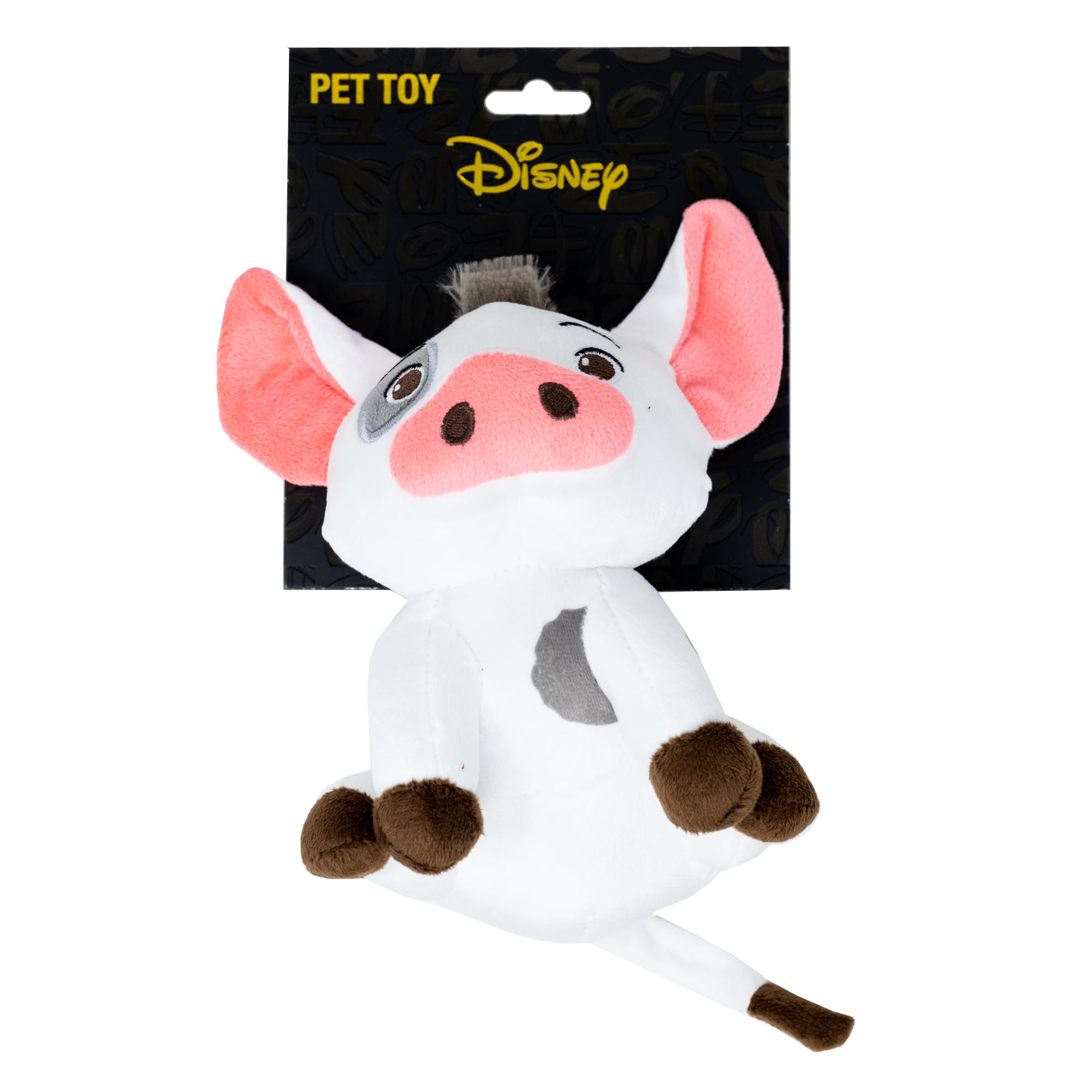 Buckle-Down Disney Moana Pua plush dog toy close-up of stitching and fill
