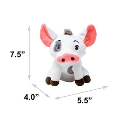 Buckle-Down Disney Moana Pua plush dog toy in package for licensed character play