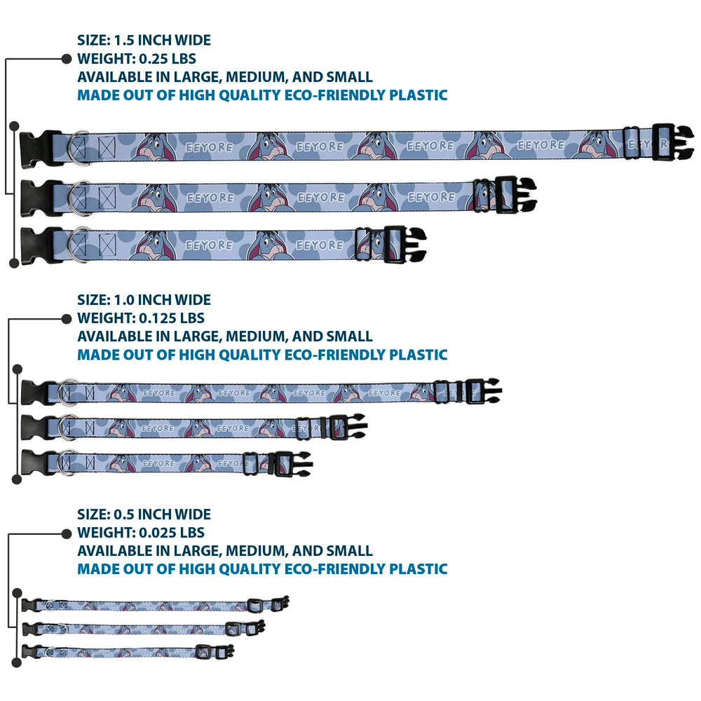 Buckle-Down Disney pet collar strong D-ring focuses on leash security for daily walks