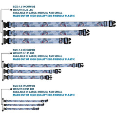 Buckle-Down Disney pet collar strong D-ring focuses on leash security for daily walks