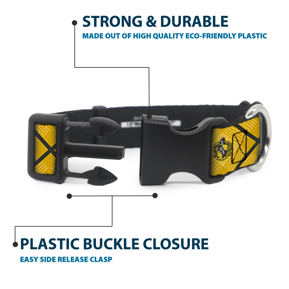Buckle-Down dog collar D-ring attachment shown for secure leash options.