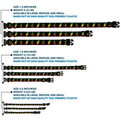 Buckle-Down dog collar D-ring strength test showing reliable leash attachment.