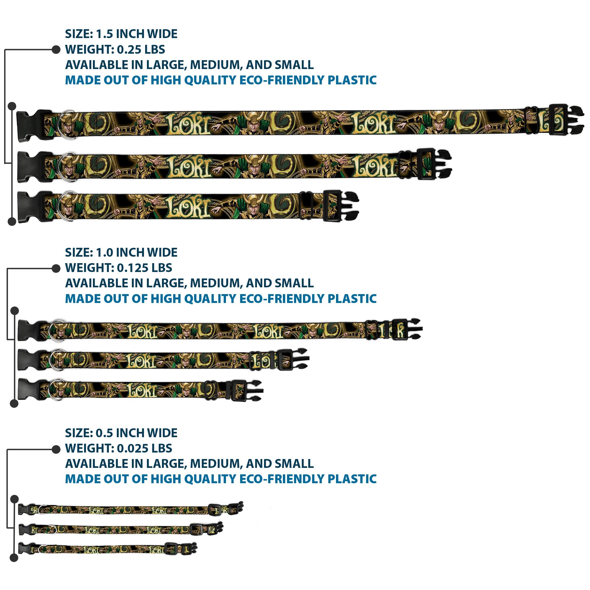 Buckle-Down Loki poses showing D-ring focus highlighting secure leash connection for active dogs