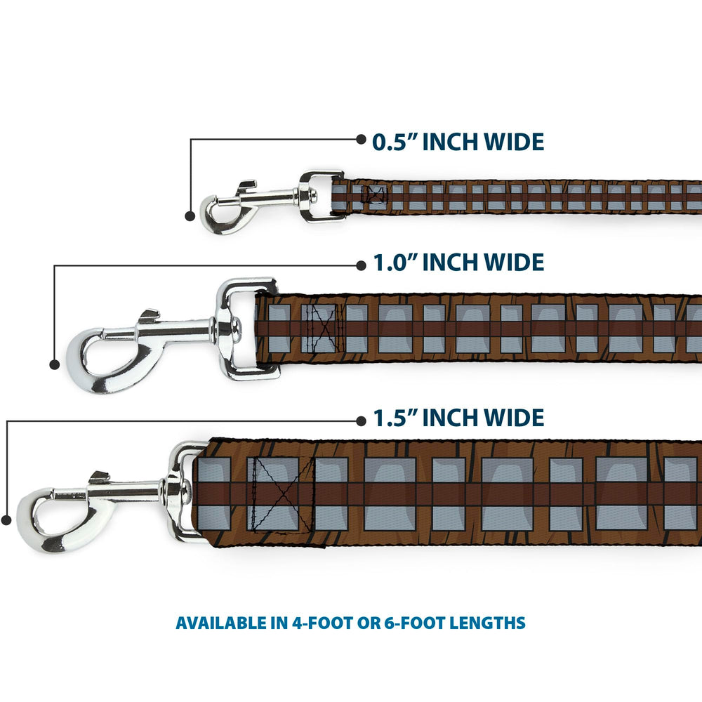 Durable Buckle-Down dog leash featuring high-density polyester and metal hardware.
