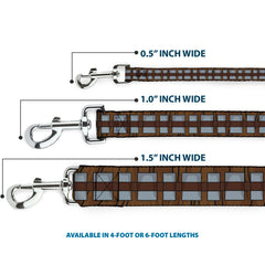Durable Buckle-Down dog leash featuring high-density polyester and metal hardware.
