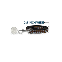Buckle-Down leash with durable polyester and metal hardware for reliability.