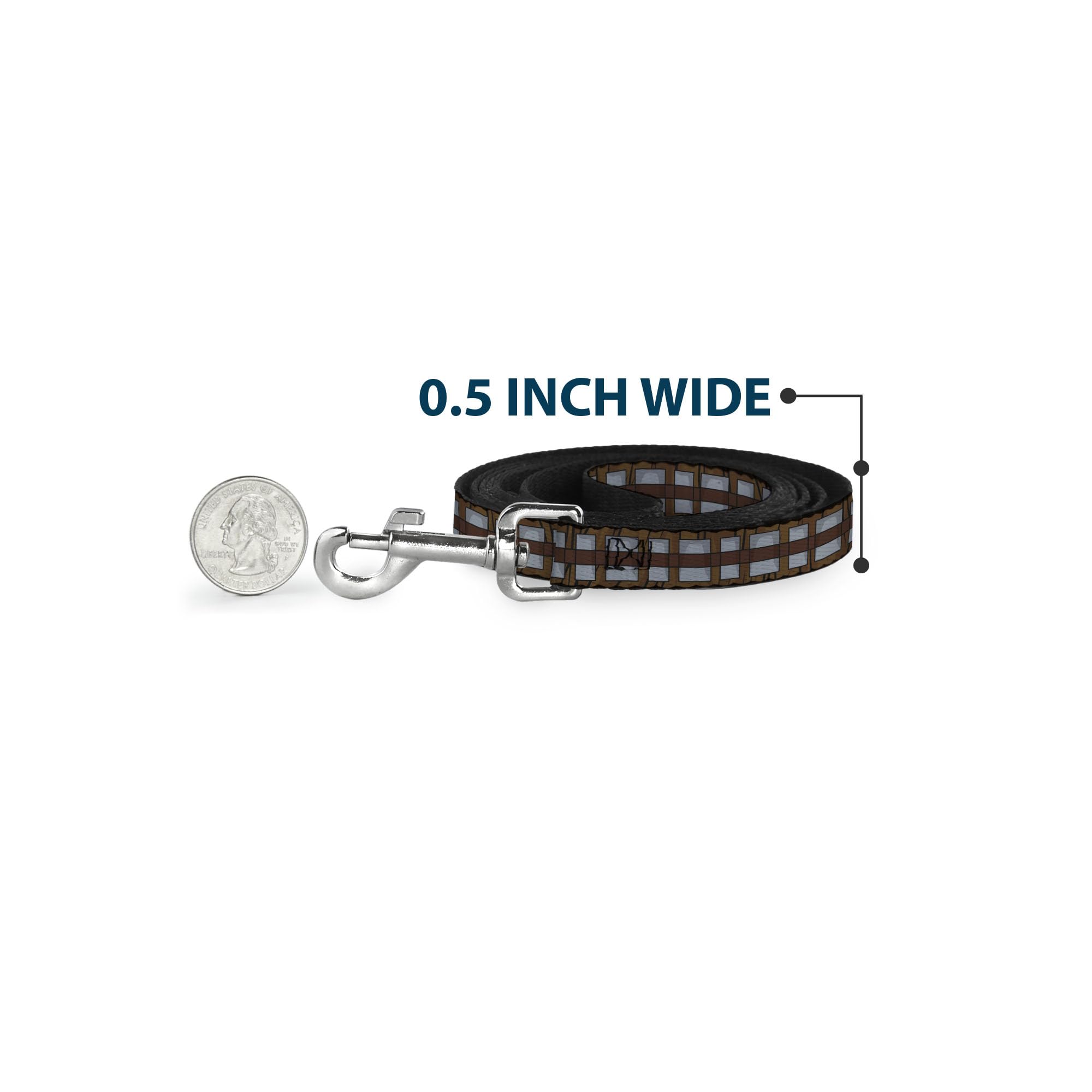 Made in the USA Buckle-Down leash handcrafted for quality and licensed Star Wars style.