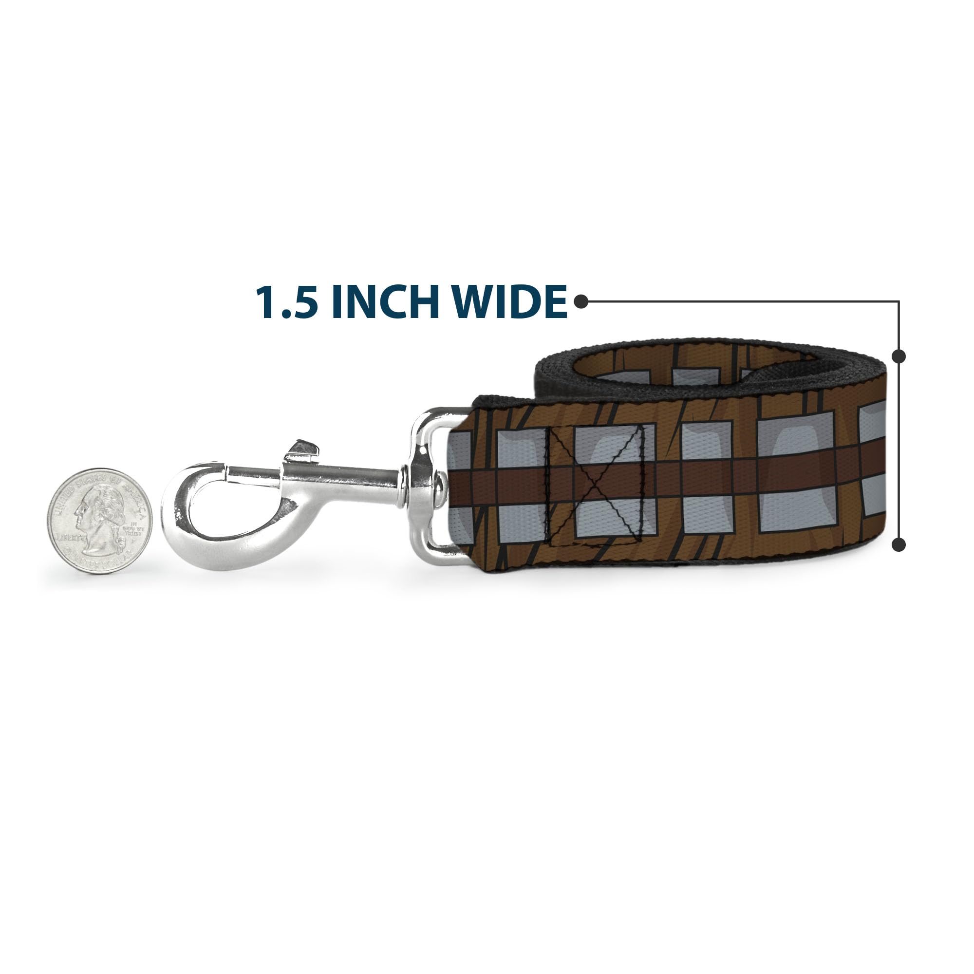 Matching Buckle-Down collars available for a cohesive Chewbacca look.