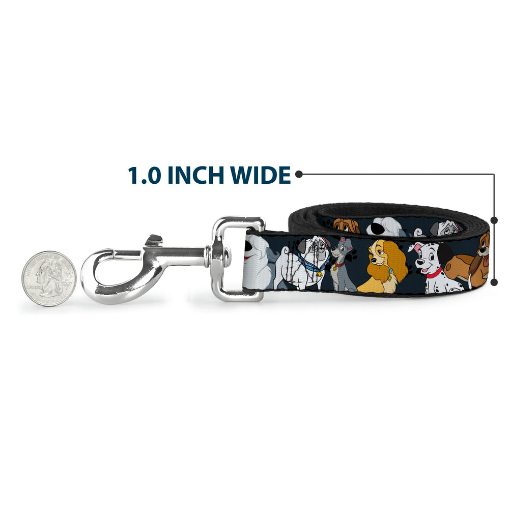 Buckle-Down leash width and length options allow customization for your dog