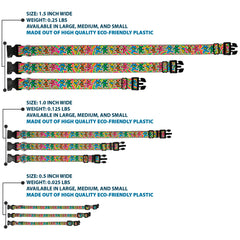 Buckle-Down Grateful Dead collar adjustable strap for comfortable growing dogs