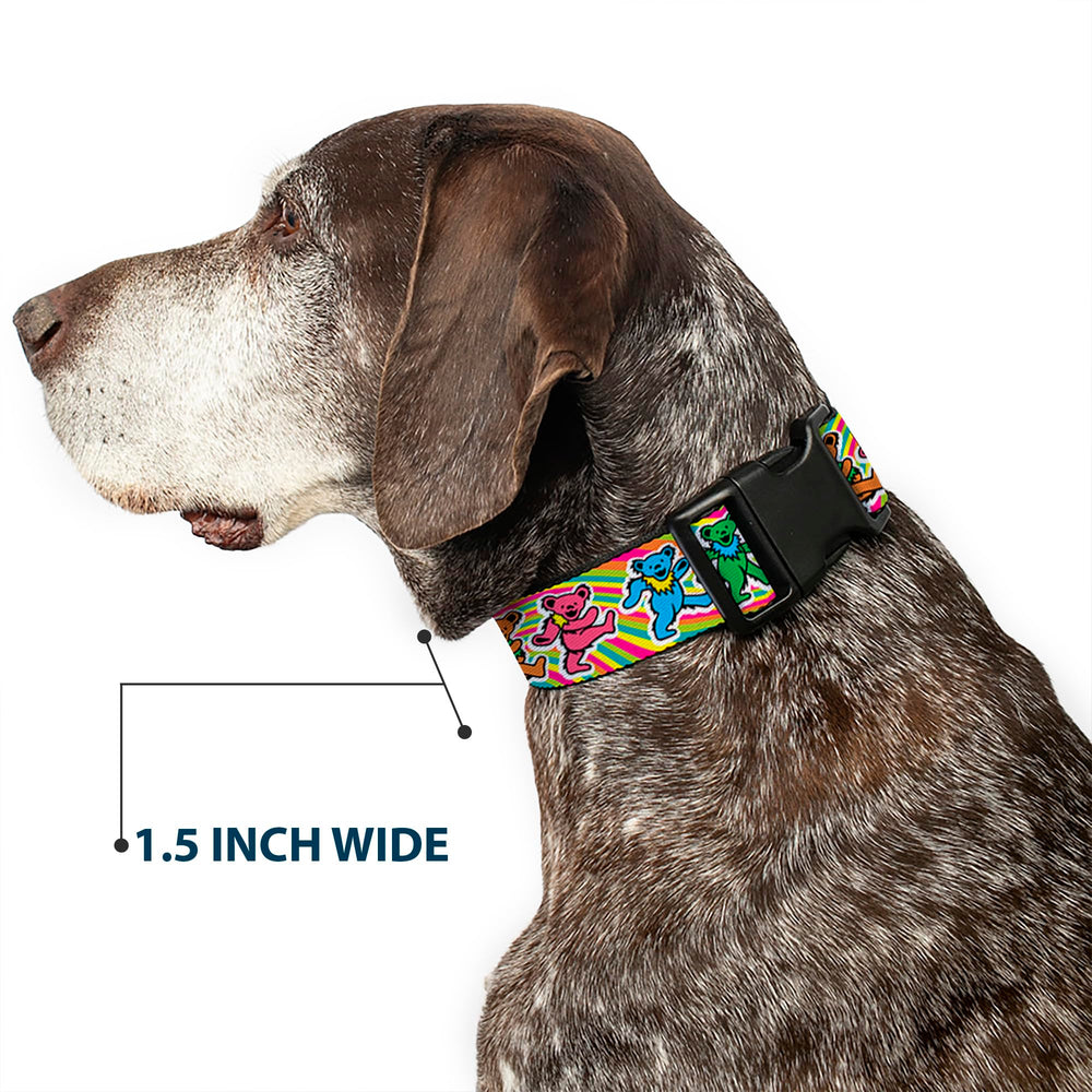 Buckle-Down Grateful Dead collar ideal for daily walks and reliable control
