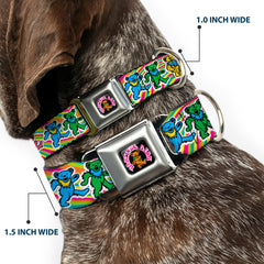 Buckle-Down Grateful Dead seatbelt buckle collar with quick release feature.