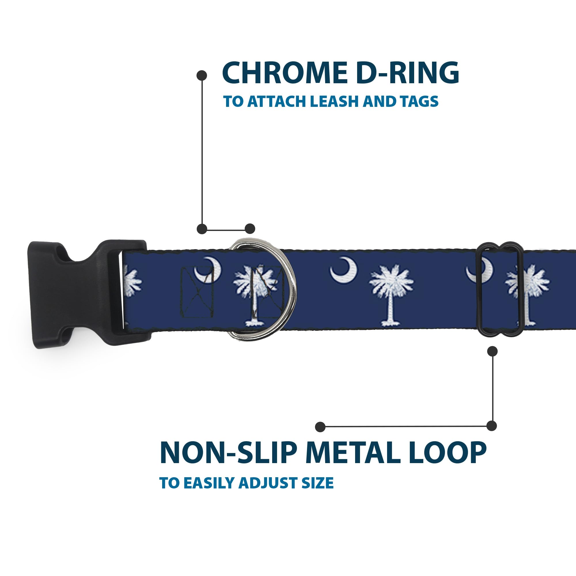 Buckle-Down handcrafted in USA collar delivering reliable durability for daily wear