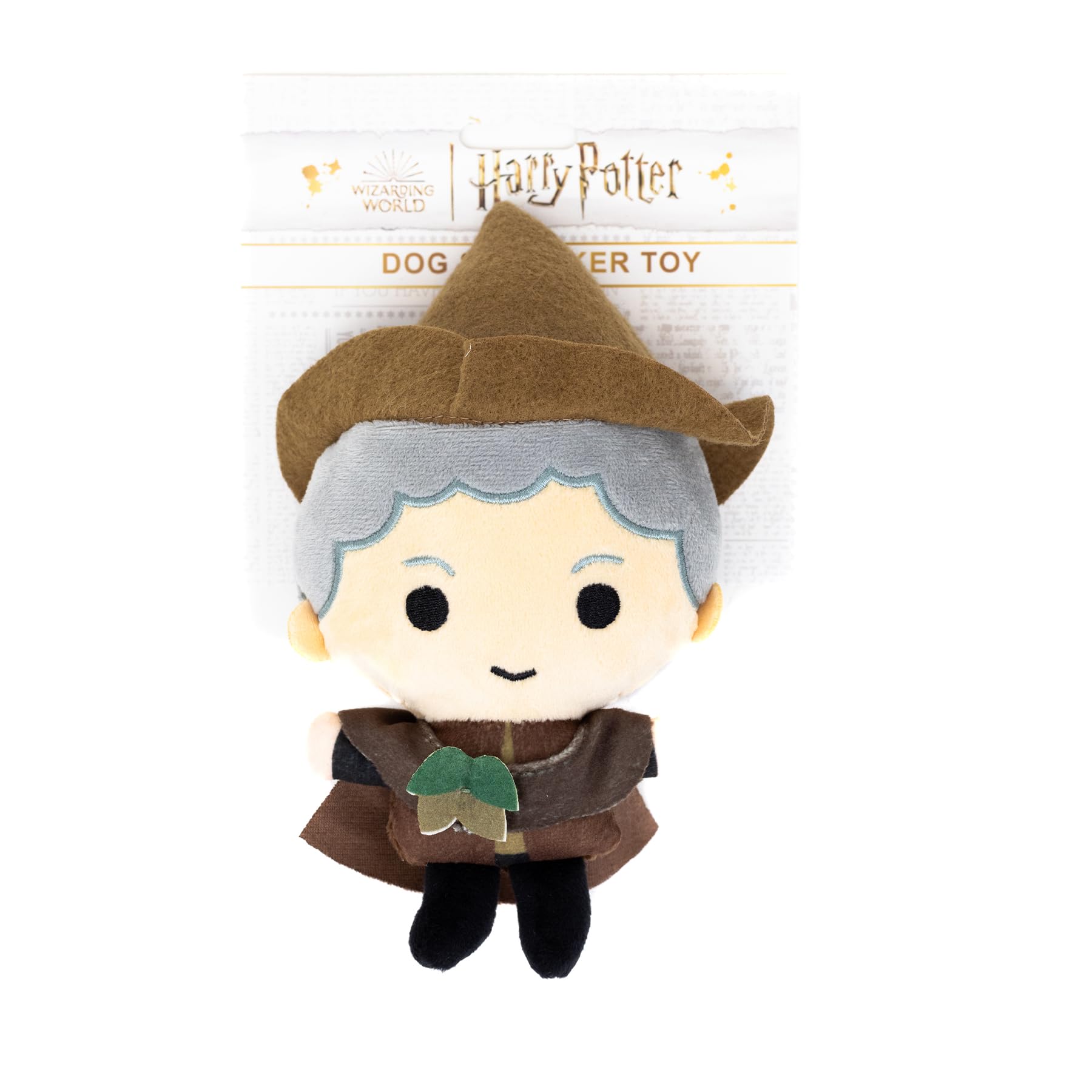 Buckle-Down Harry Potter dog toy licensed by Warner Bros for safe character play.
