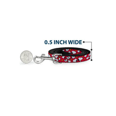 Buckle-Down metal hardware leash closeup demonstrates secure fittings.