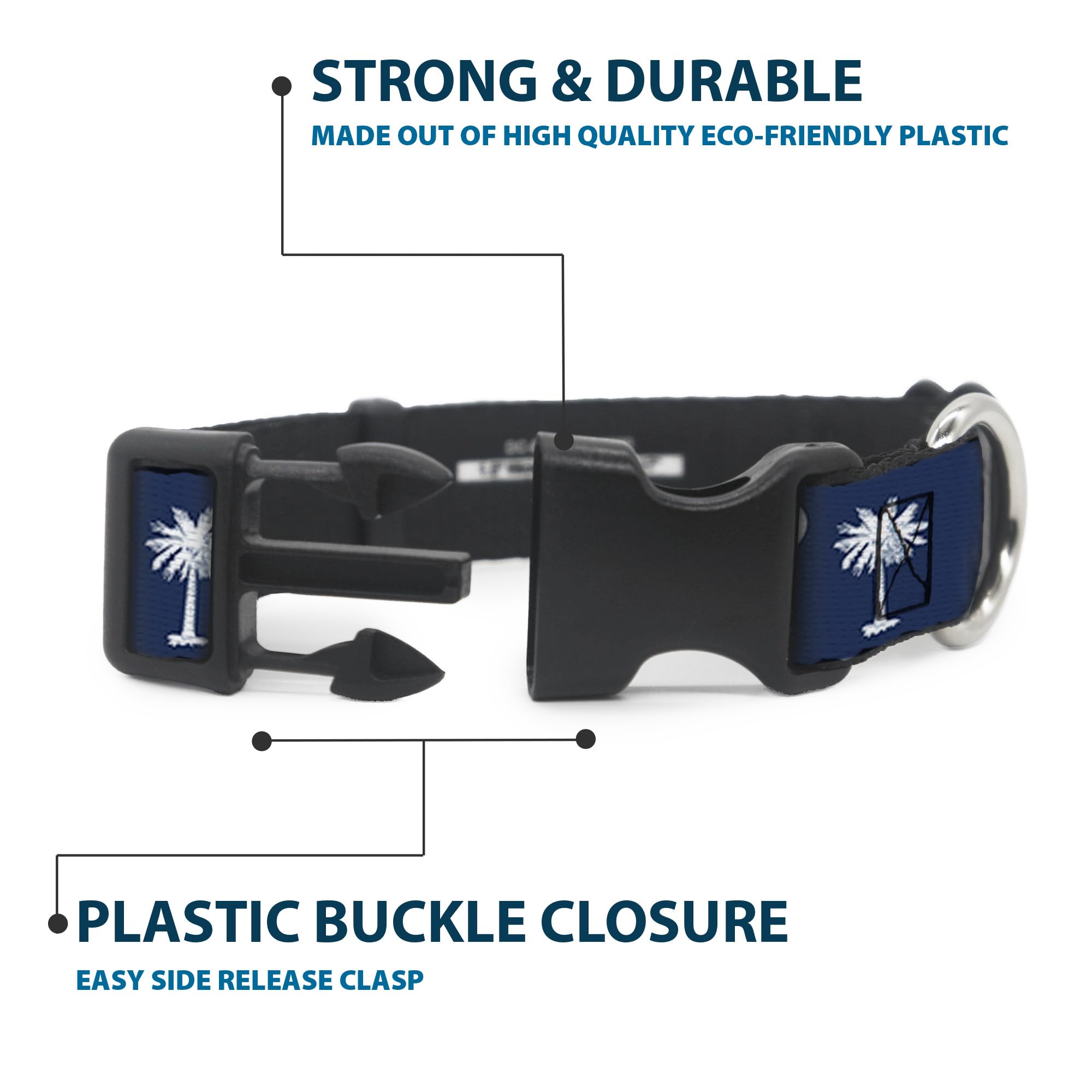 Buckle-Down officially licensed collar offering authentic design and high quality construction