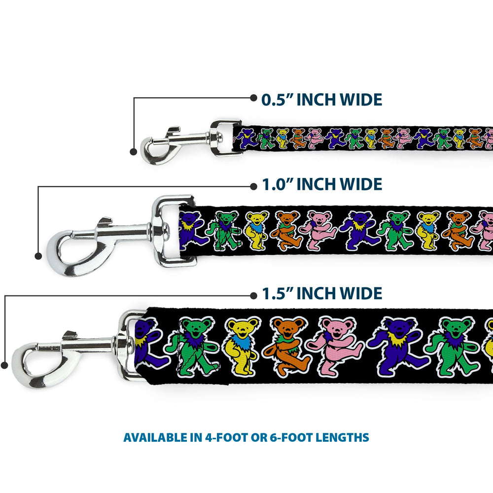 Buckle-Down leash print close-up emphasizes long-lasting color.