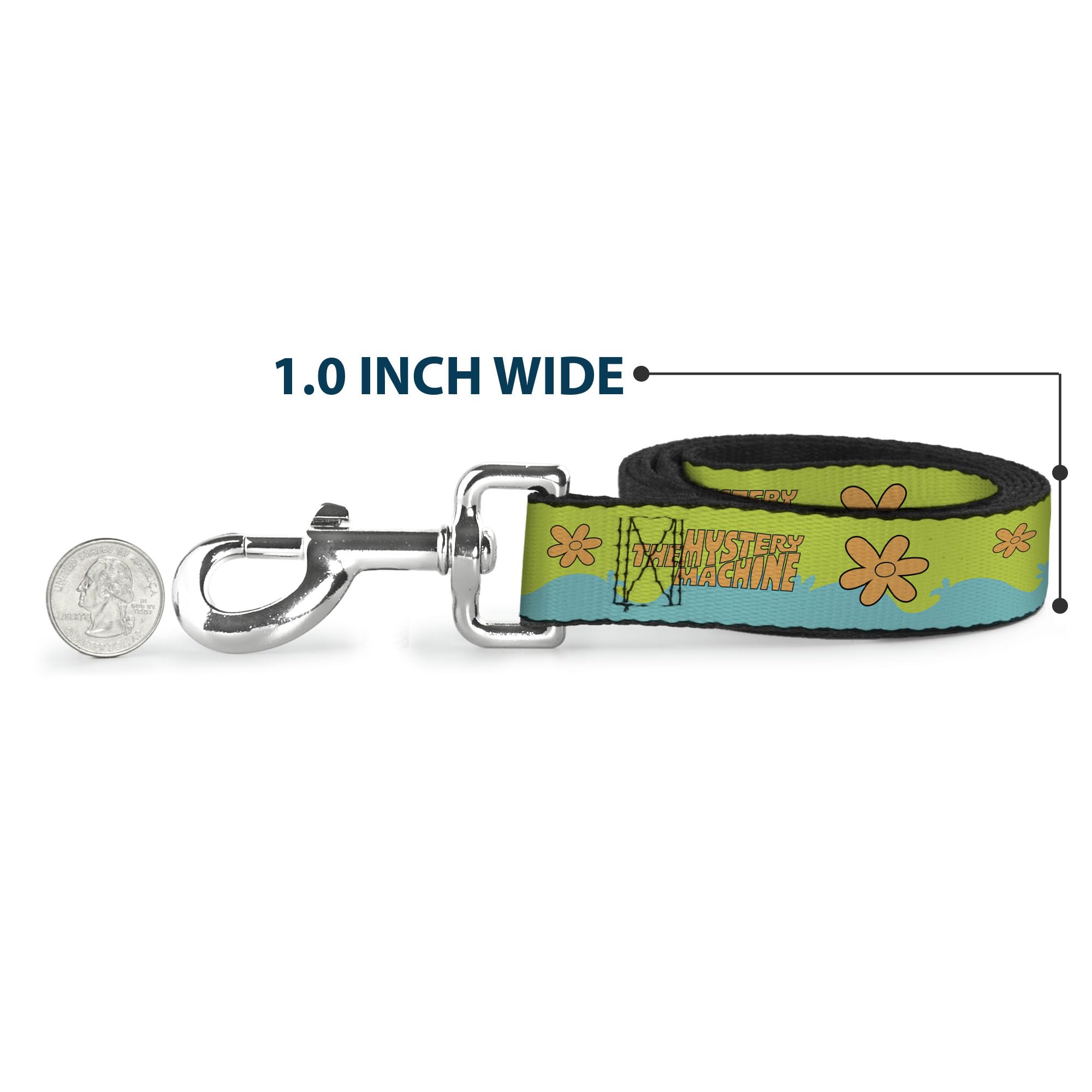 Buckle-Down Scooby Doo leash matching collar compatibility guidance
