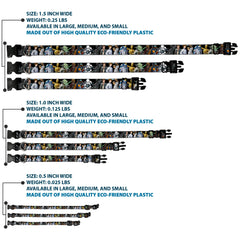 Buckle-Down Star Wars classic-poses collar; licensed design for authentic look.