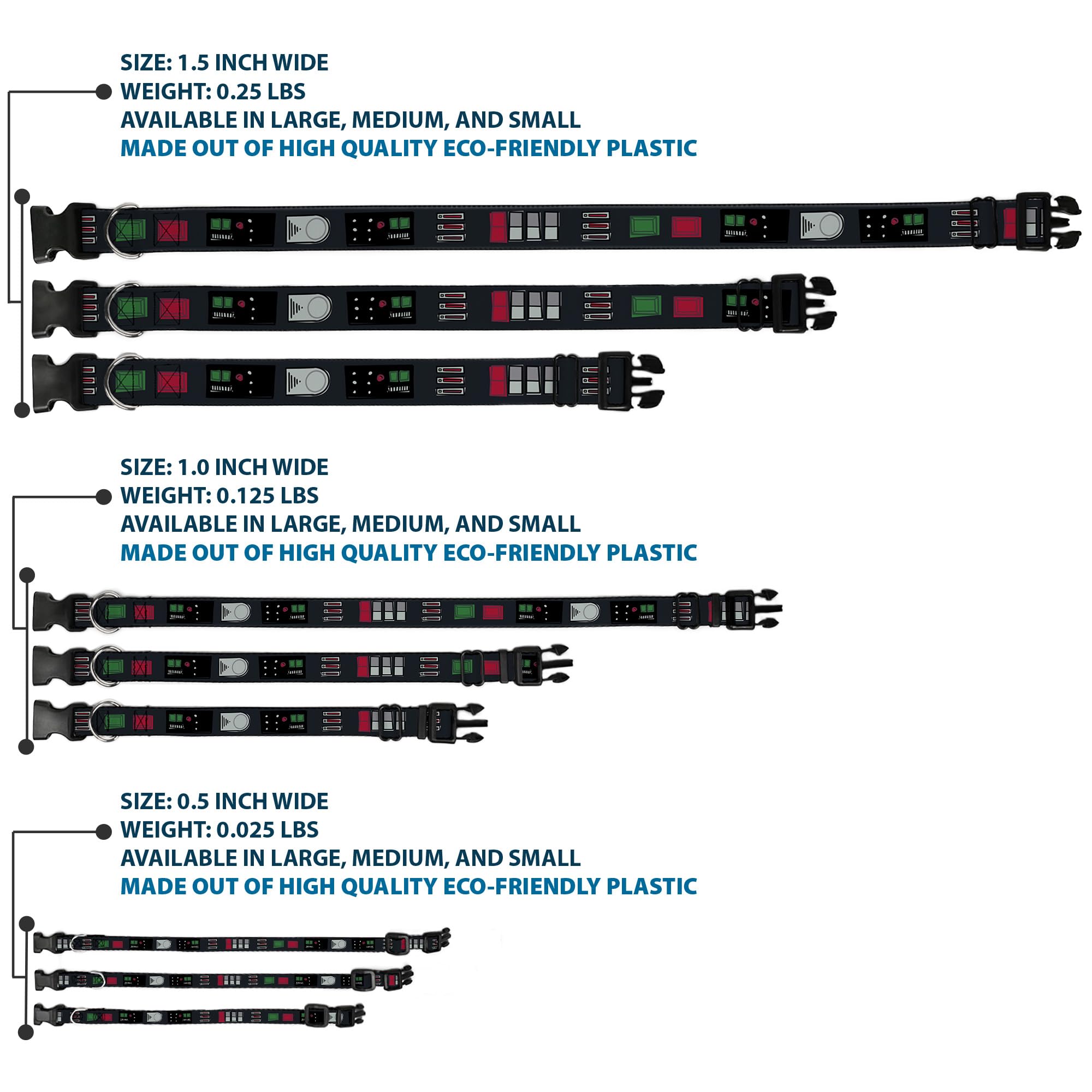 Buckle-Down Star Wars licensed collar in black pairs well with matching leash.