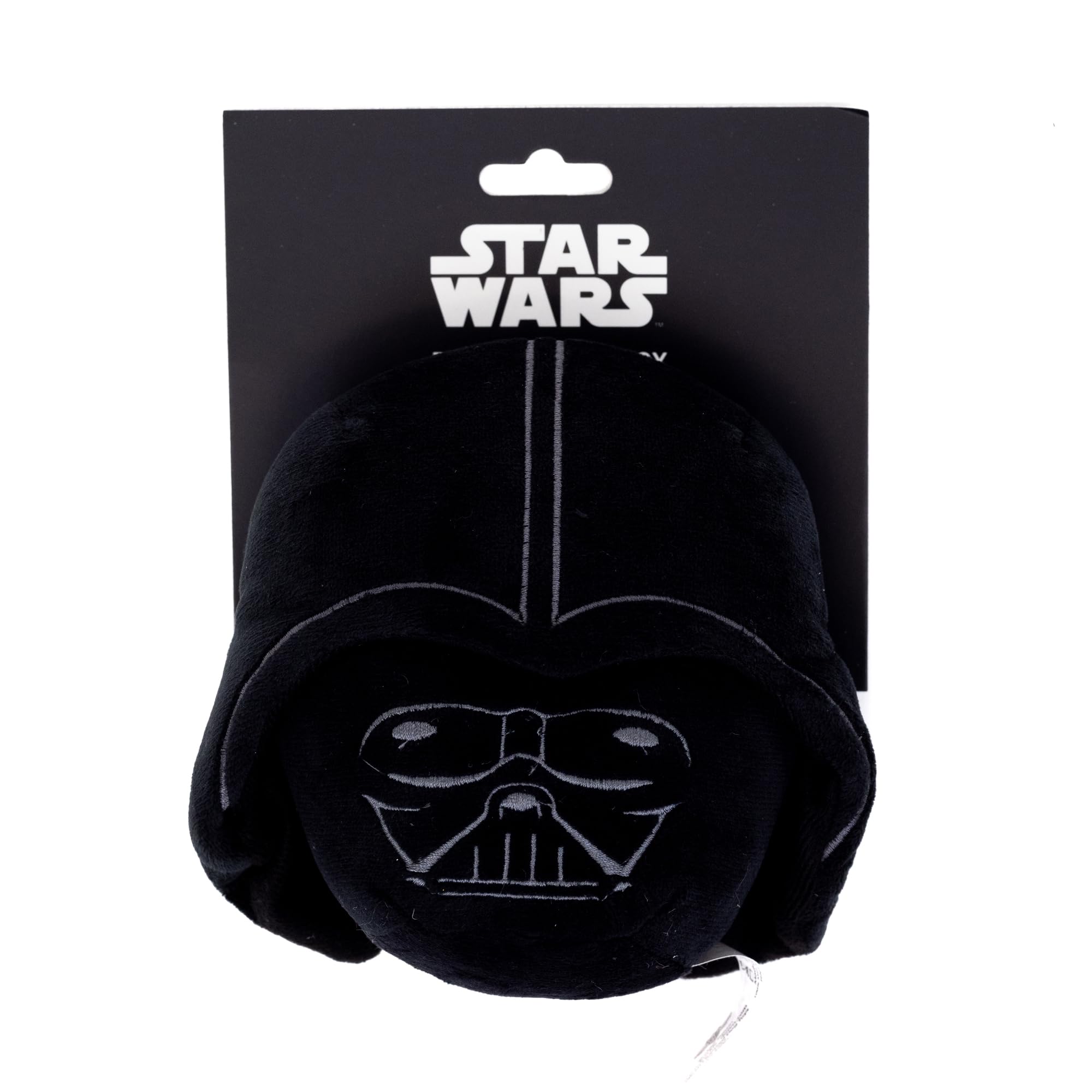 Buckle-Down Star Wars Darth Vader helmet dog toy detailed view for quality