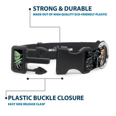 Buckle-Down Star Wars polyester collar; vibrant color for seasons and style.