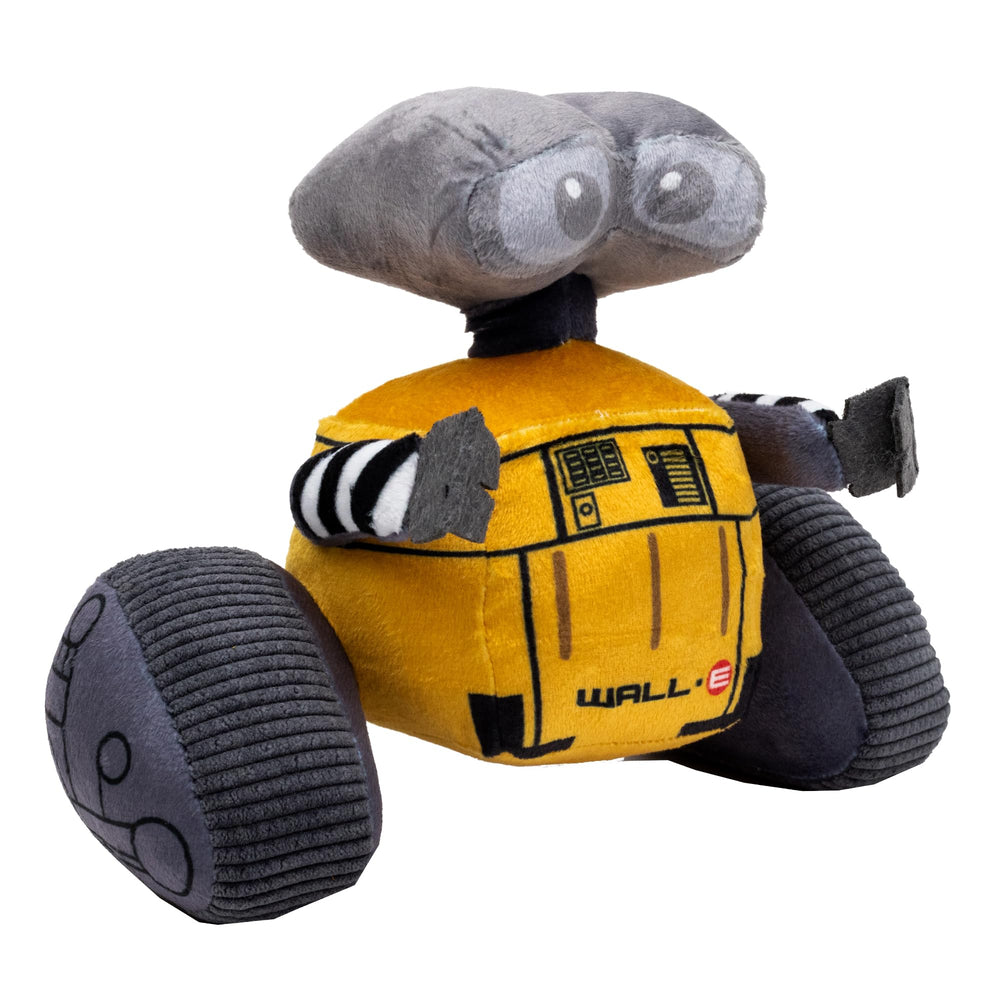 Buckle-Down Wall-E robot full-body plush keeps dogs entertained during fetch.