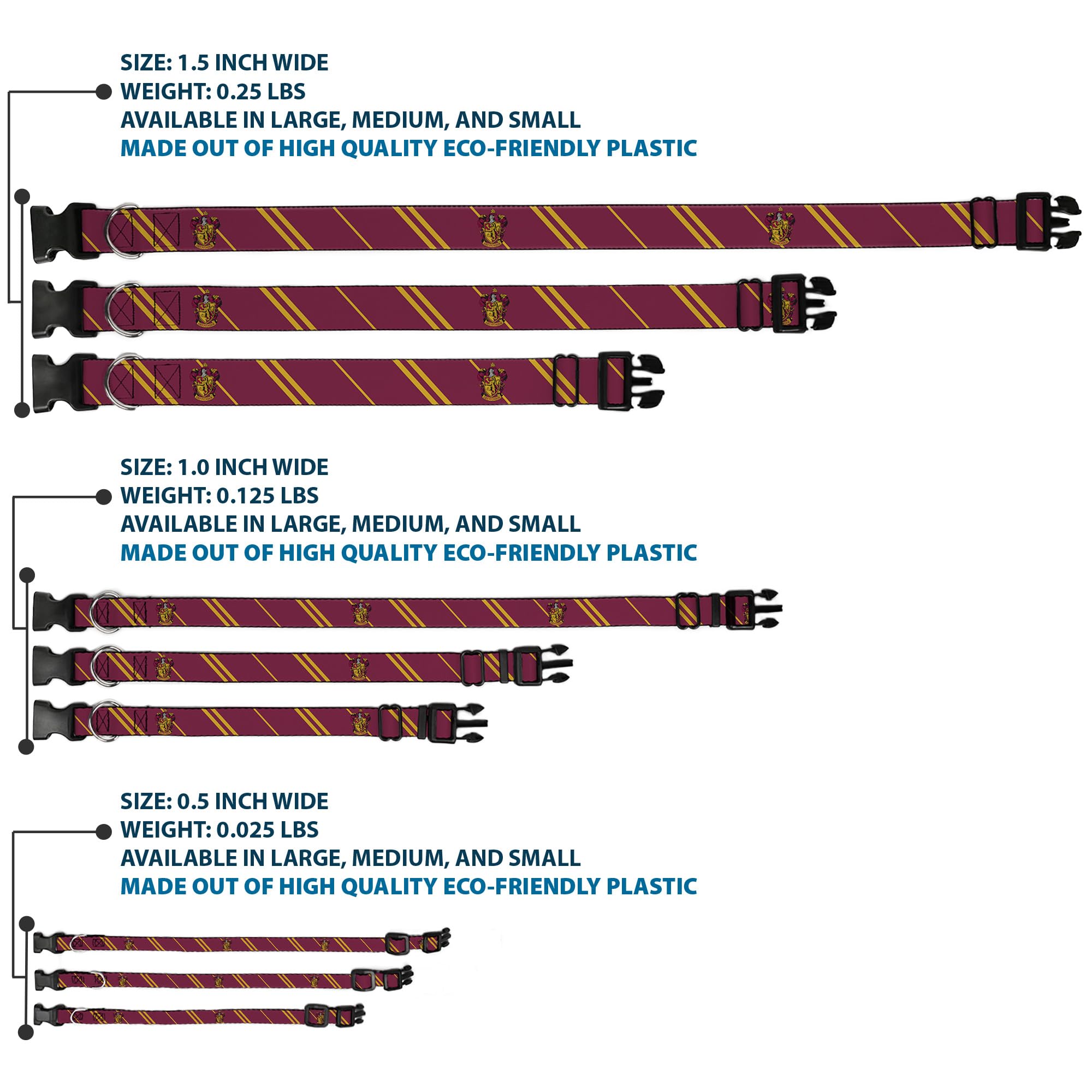 Buckle-Down collar D-ring closeup showing secure leash attachment for active dogs.