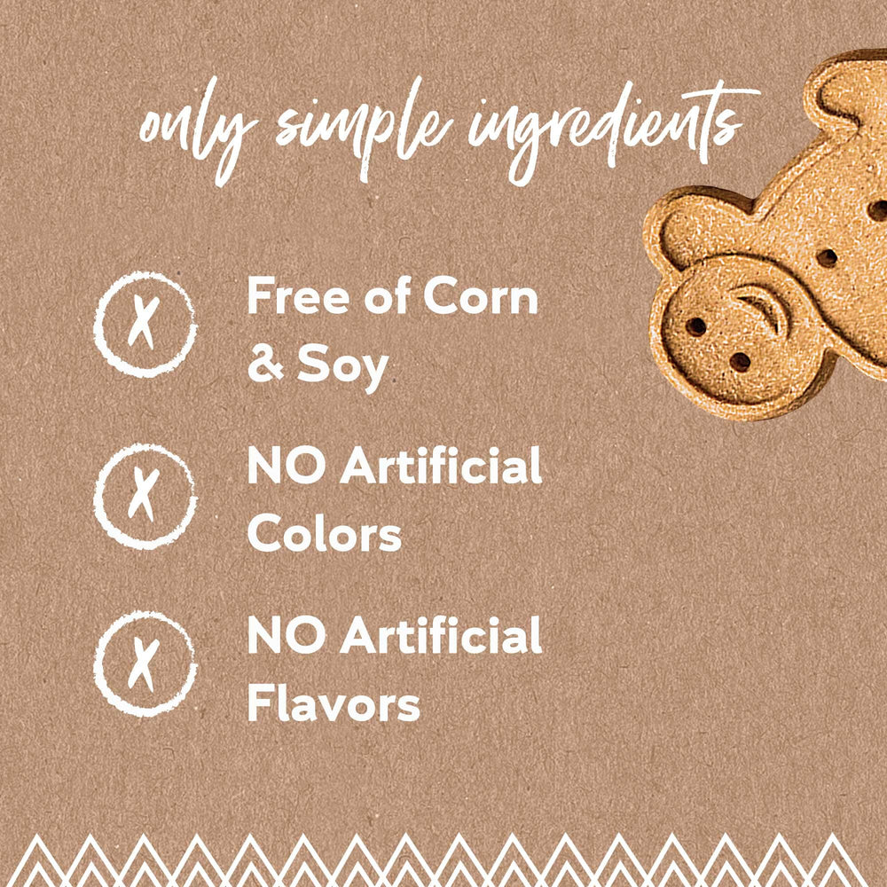 Buddy Biscuits USA-made packaging displays baking origin and quality assurance