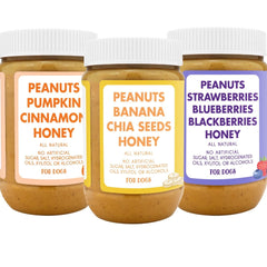 Buddy Budder Barkin Banana jar, dog-safe snack for daily treats.