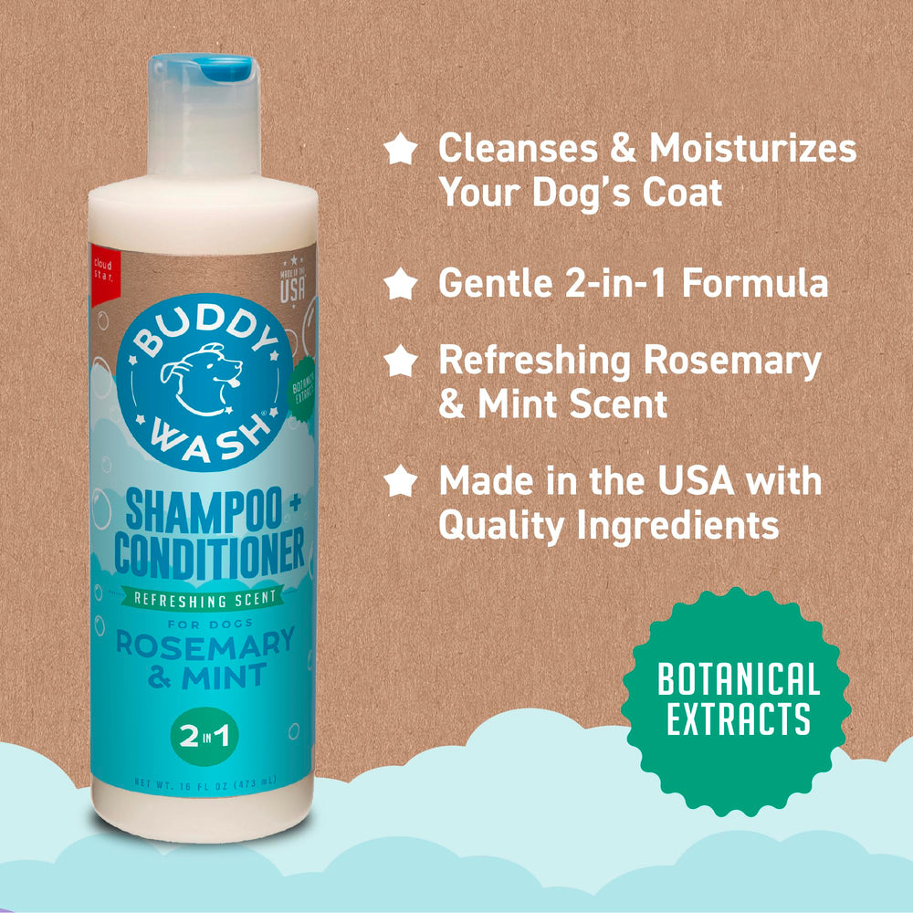 Buddy Wash: envase de 16 oz para duchas en casa.