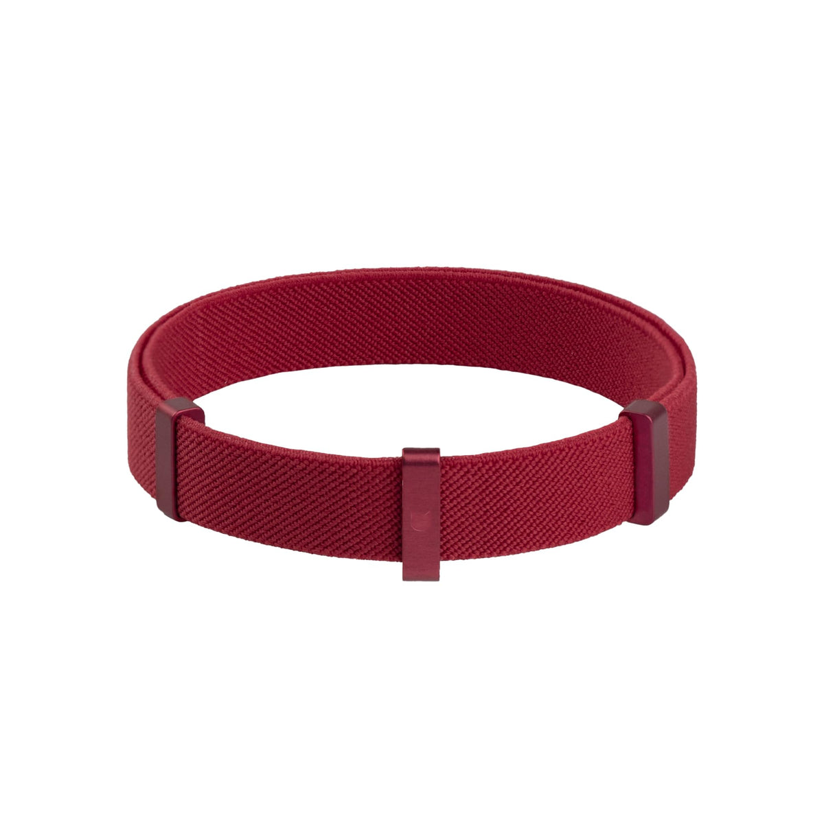 BuddyArmor safety cat collar burgundy full view shows stylish, secure everyday wear.