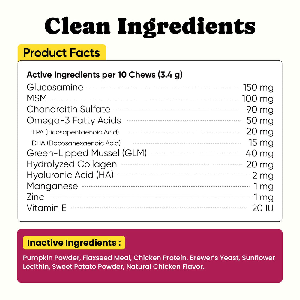 BuddyCheer packaging front—trusted joint supplement for cats