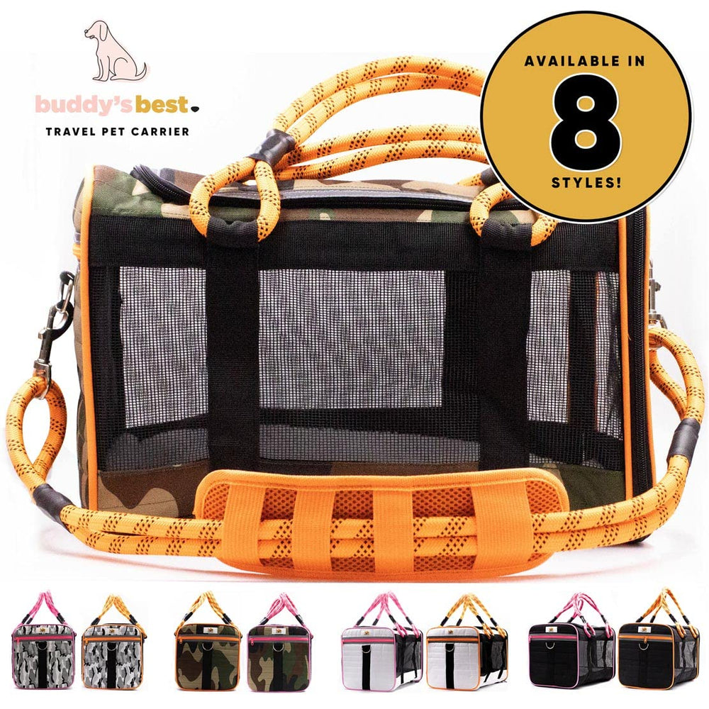 Buddy's Best carrier peekaboo roof for quick pet checks