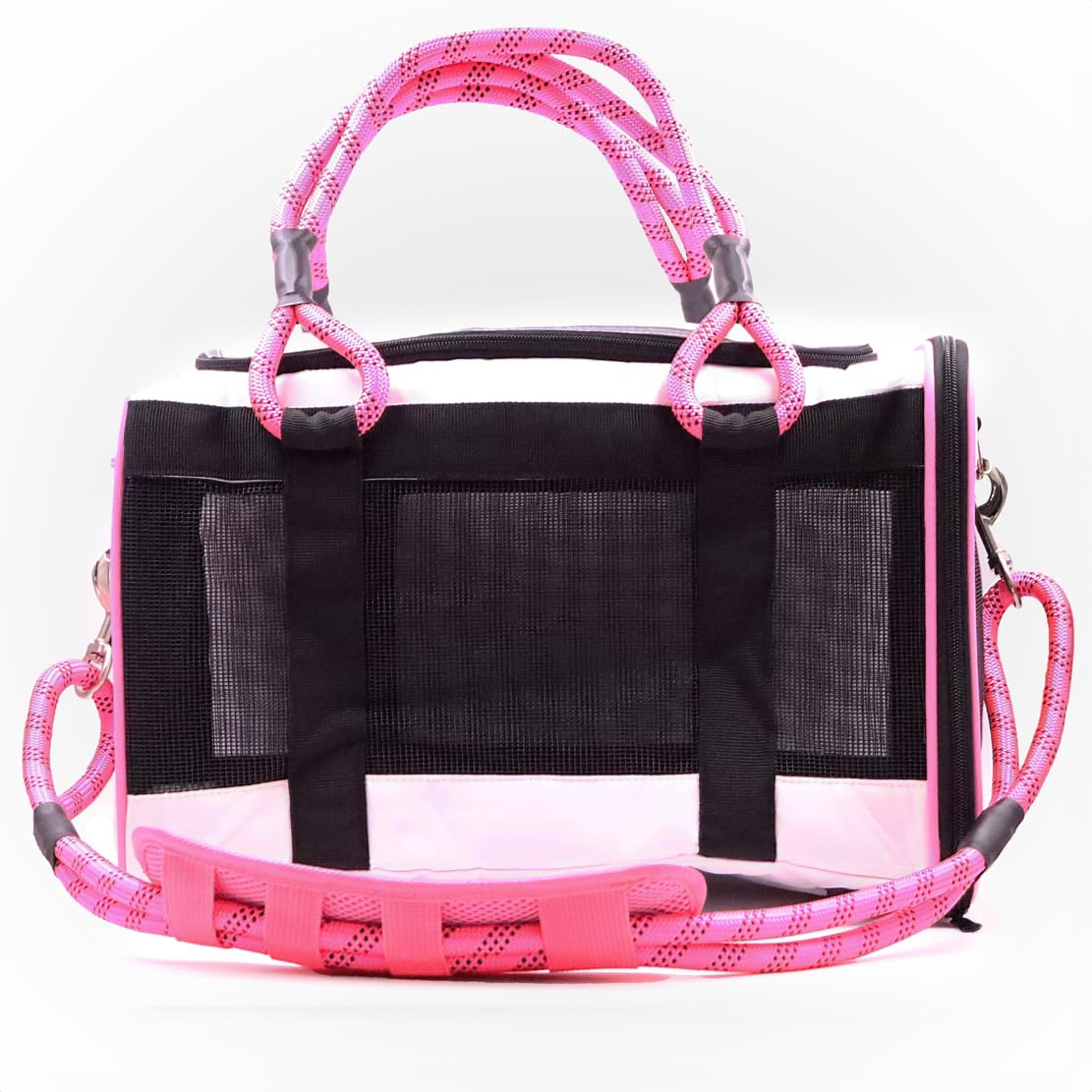 Buddy's Best carrier reflective strips enhance night travel visibility