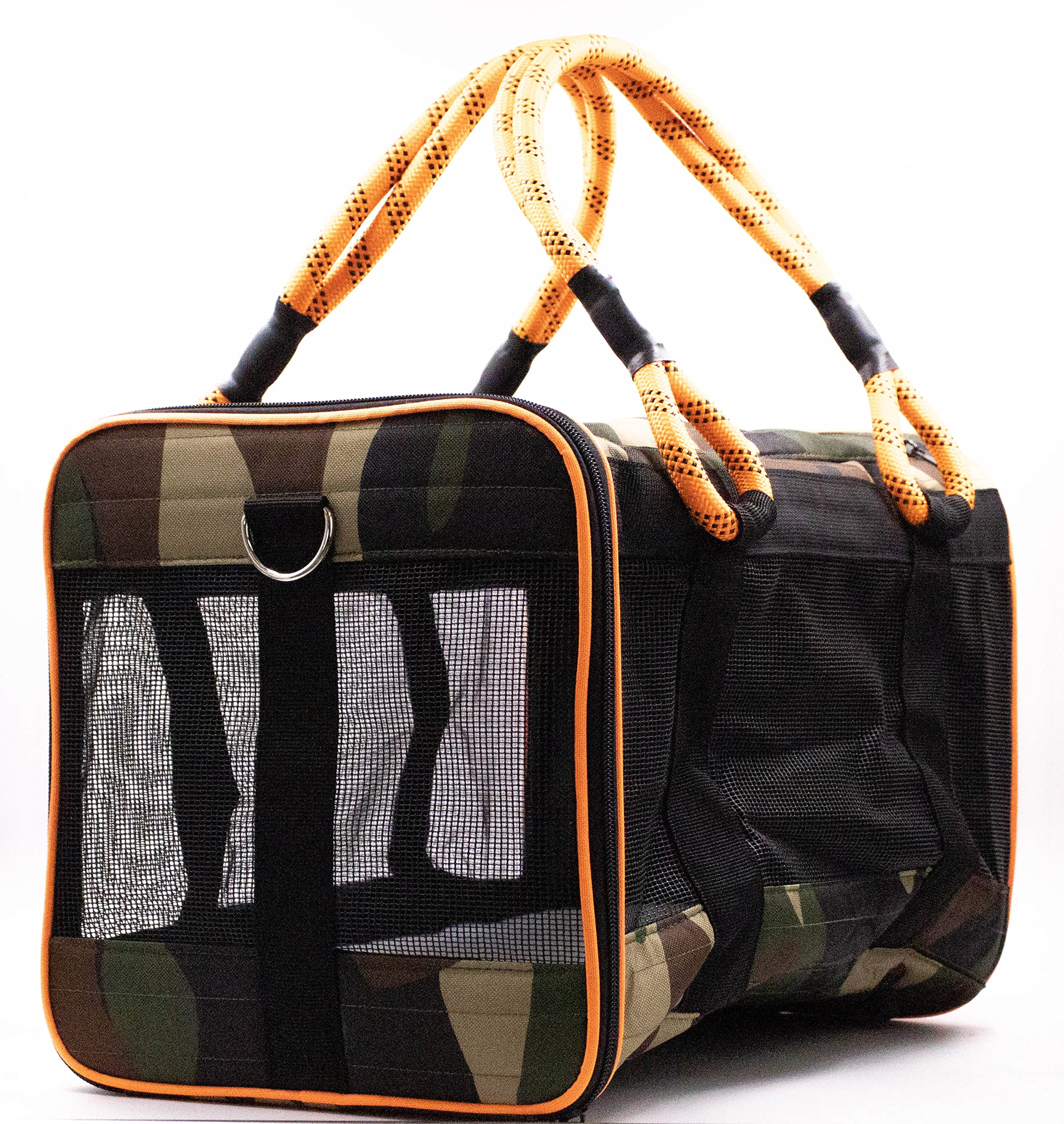 Buddy's Best carrier features reflective strips for night travel safety