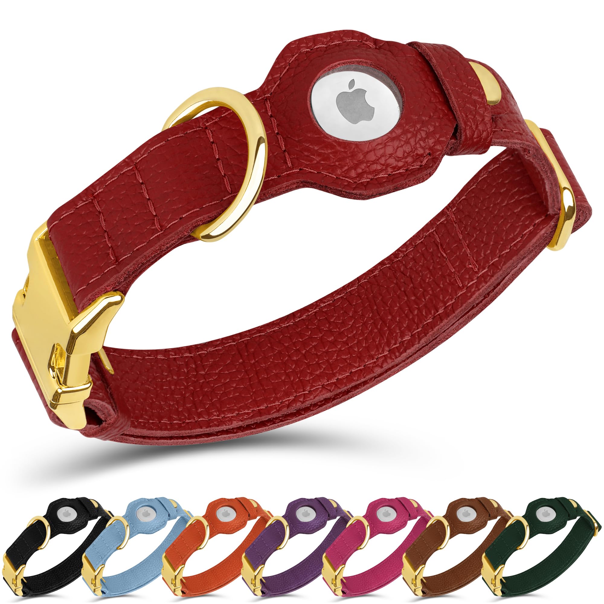 BUDKAS AirTag holder closeup demonstrates secure integration and easy access.