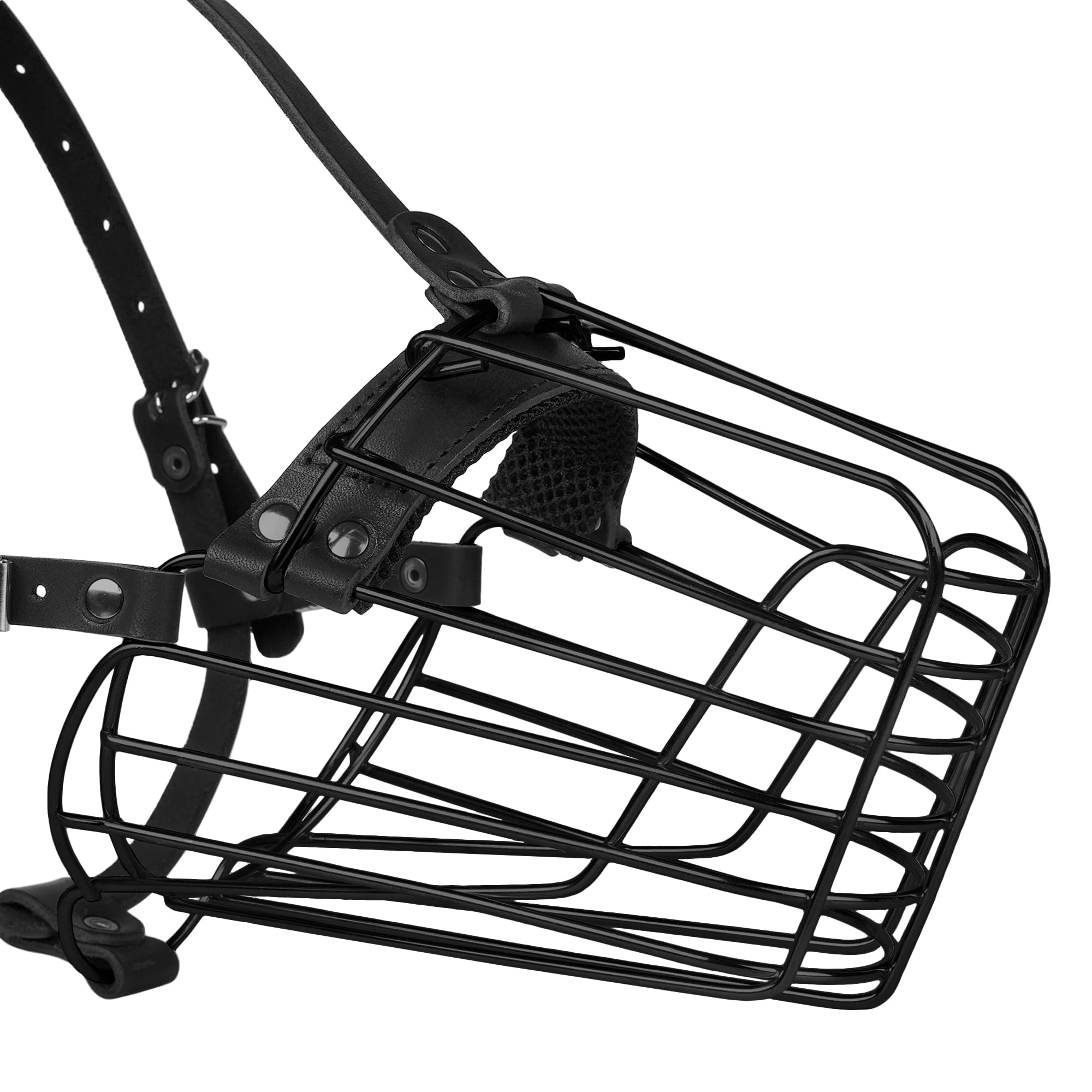 Budkas German Shepherd Muzzle black color option for daily walks