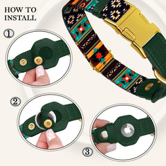 Budkas premium-leather-nylon-collar blends style and durability for daily wear.