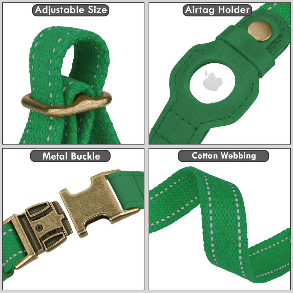 BUDKAS XL 20-25 inch collar fits larger dogs.