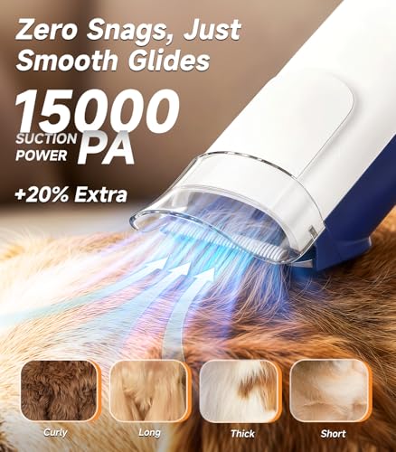 Buenkee dog grooming kit 2L dustbin keeps grooming sessions mess-free