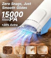 buenkee dog grooming kit clippers with quiet motor for calm grooming sessions