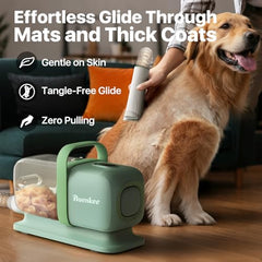 Buenkee dog grooming kit guard-combs enables versatile clip lengths for different styles.