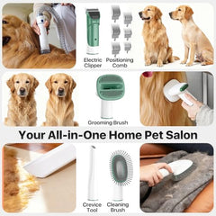 Buenkee dog grooming kit quiet-motor-50db provides calm grooming during sessions.
