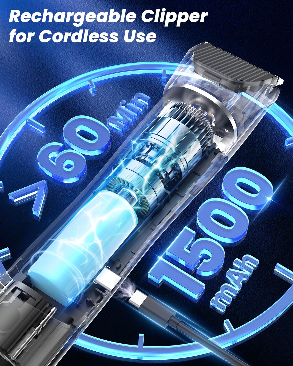 Buenkee dog grooming vacuum detached wireless clipper for cordless grooming.