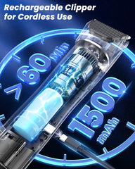 Buenkee dog grooming vacuum detached wireless clipper for cordless grooming.