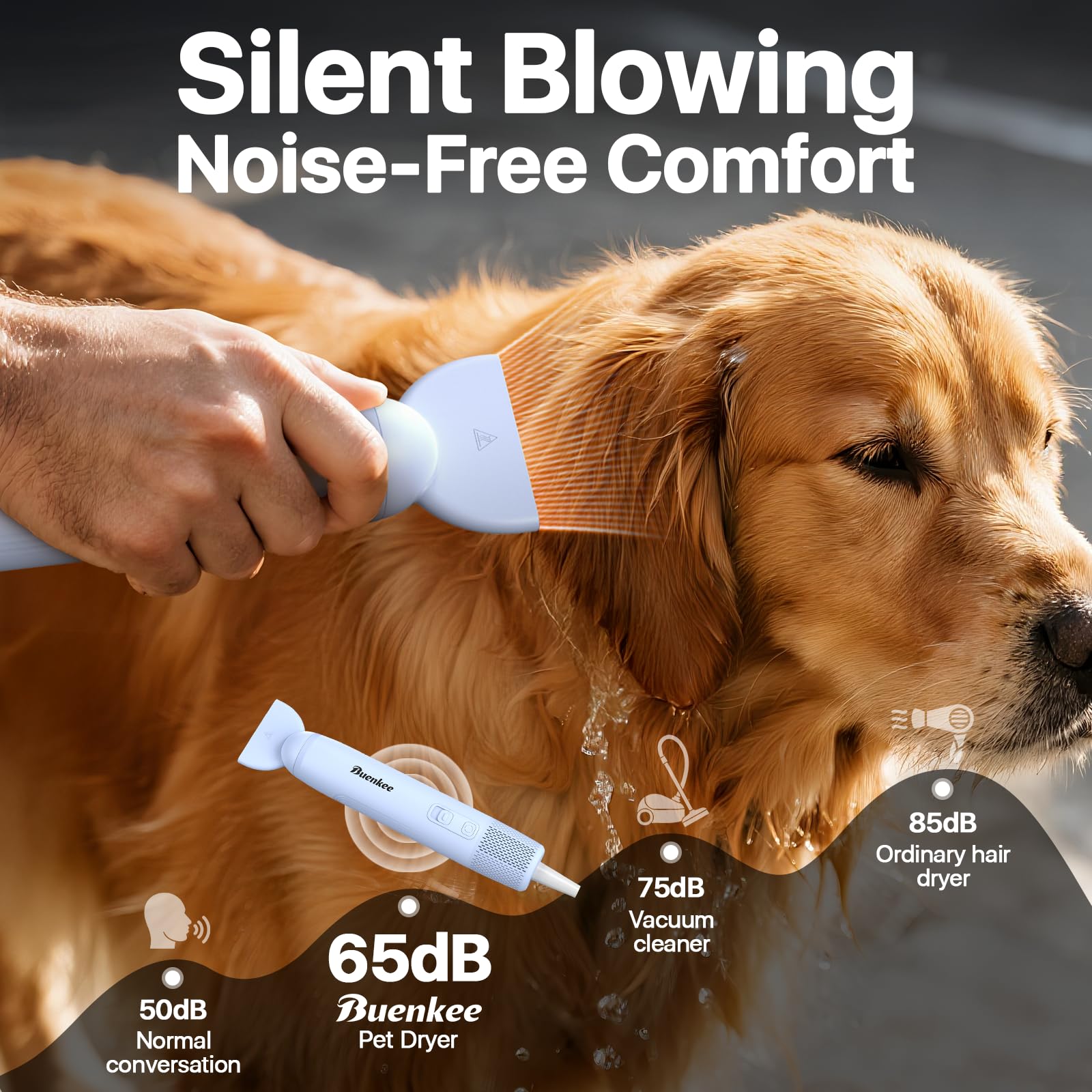 Buenkee dryer includes three nozzles for targeted drying and faster results
